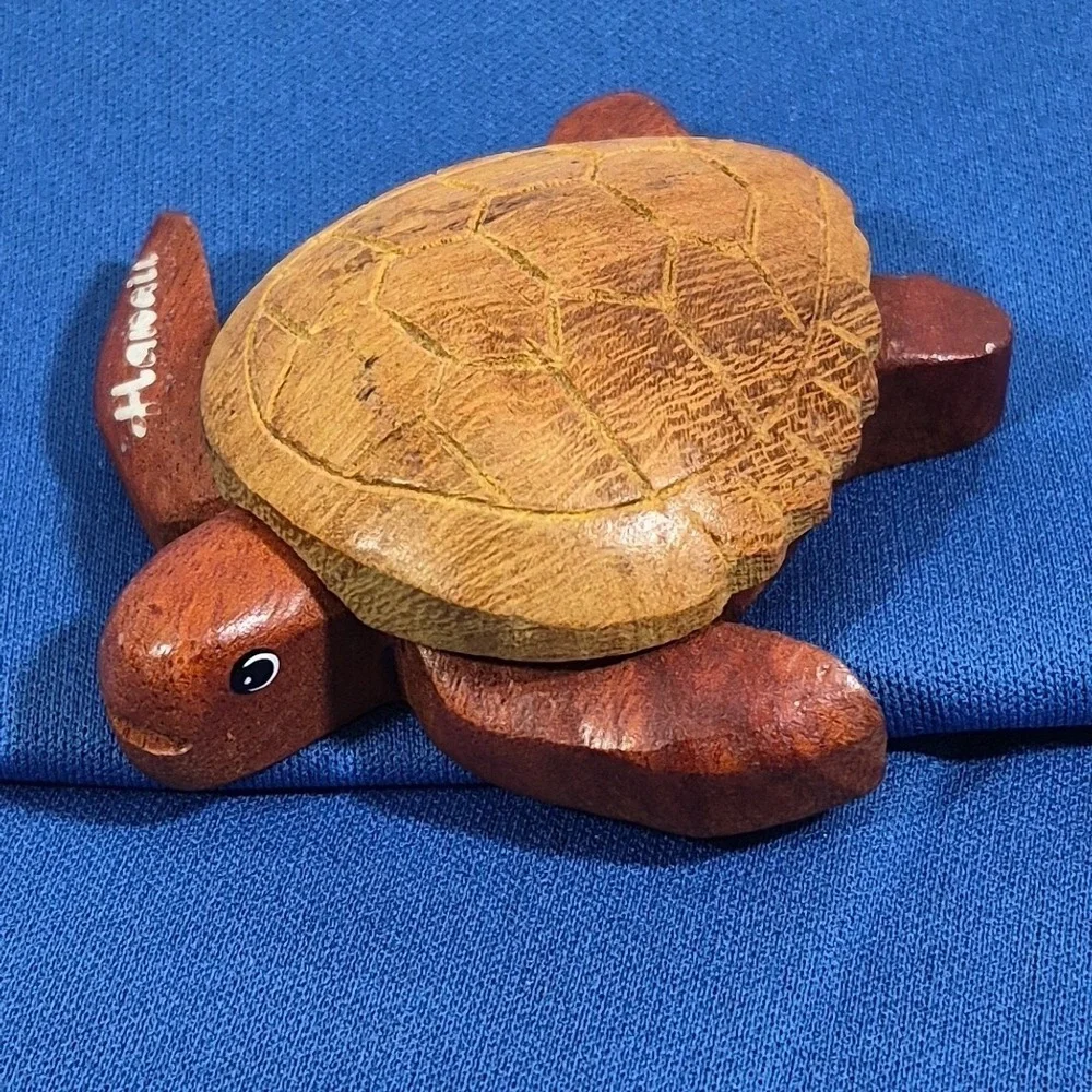 Hawaii Sea Turtle‎ Wooden Fridge Magnet Travel Souvenir
